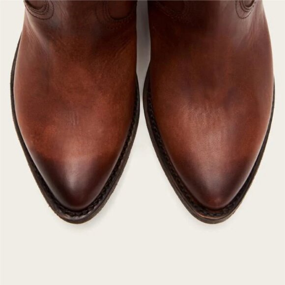 Frye Women's Billy Short Western Boots, Cognac, 9 - Picture 5 of 6